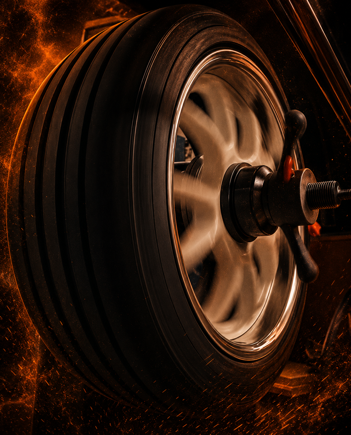 Ein drehender Reifen im Grip-X Style.