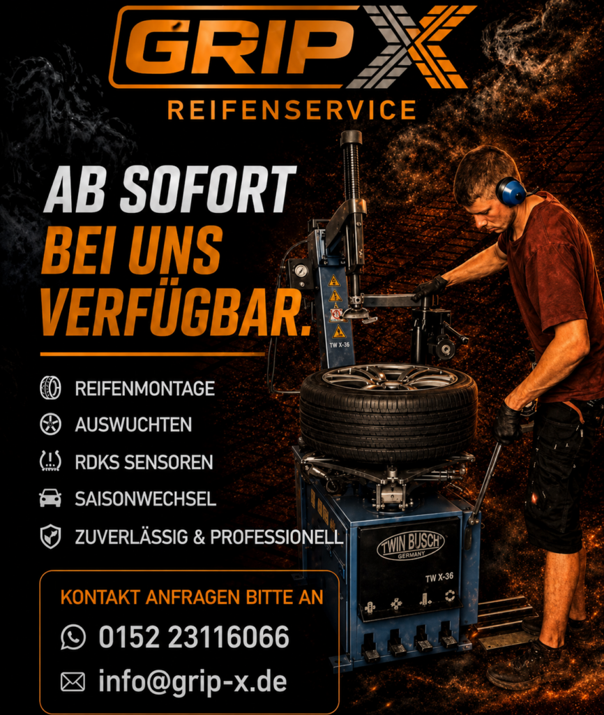 Grip-X Info Flyer. Alle Infos auf einem Blick.